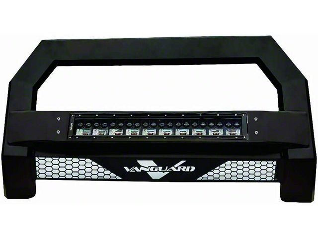 Vantage Bull Bar with 22-Inch LED Light Bar; Black (16-23 Tacoma, Excluding TRD)