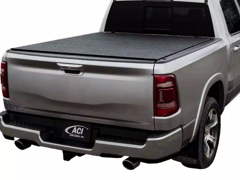 Lomax Tacoma Stance Hard Tri-Fold Tonneau Cover; Black Diamond Mist ...