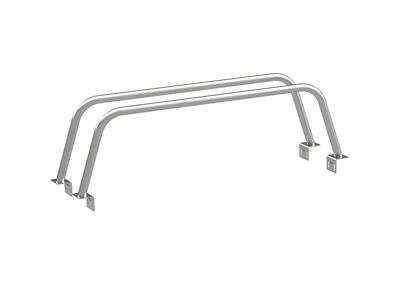 Heavy Metal Off-Road 17-Inch Double Bed Bars; Bare Steel (05-23 Tacoma)