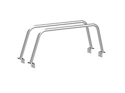 Heavy Metal Off-Road 21-Inch Double Bed Bars; Bare Steel (05-23 Tacoma)