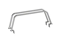 Heavy Metal Off-Road 21-Inch Softopper Double Bed Bars; Bare Steel (05-23 Tacoma)