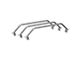 Heavy Metal Off-Road 9-Inch Triple Bed Bars; Bare Steel (05-23 Tacoma)