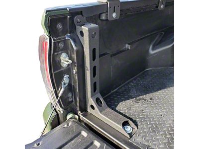 Chassis Unlimited Bed Support Stiffeners; Black Textured (16-23 Tacoma)