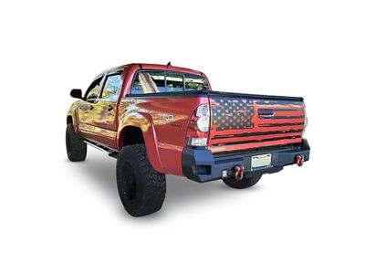 Chassis Unlimited Octane Series Rear Bumper; Black Textured (05-15 Tacoma)