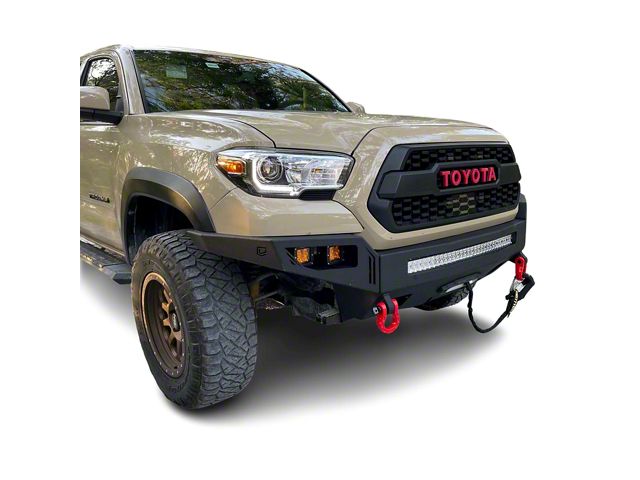 Chassis Unlimited Octane Series Winch Front Bumper; Black Textured (16-23 Tacoma)