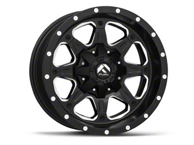Fuel Wheels Boost Matte Black Milled 6-Lug Wheel; 18x9; 20mm Offset (2024 Tacoma)