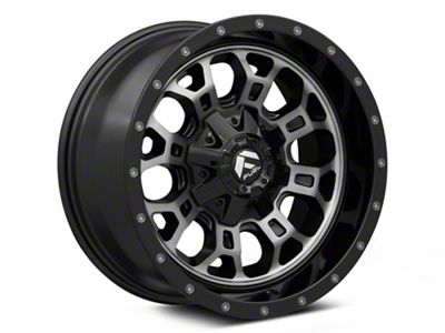 Fuel Wheels Crush Gloss Machined Double Dark Tint 6-Lug Wheel; 18x9; 20mm Offset (2024 Tacoma)