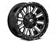 Fuel Wheels Hardline Gloss Black Milled 6-Lug Wheel; 18x9; -12mm Offset (16-23 Tacoma)