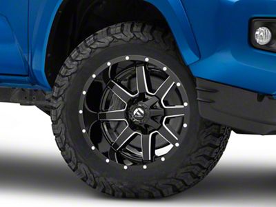 Fuel Wheels Maverick Gloss Black Milled 6-Lug Wheel; 18x9; -13mm Offset (16-23 Tacoma)