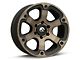 Fuel Wheels Beast Matte Black Double Dark Tint 6-Lug Wheel; 18x9; 19mm Offset (05-15 Tacoma)