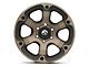 Fuel Wheels Beast Matte Black Double Dark Tint 6-Lug Wheel; 18x9; 19mm Offset (16-23 Tacoma)