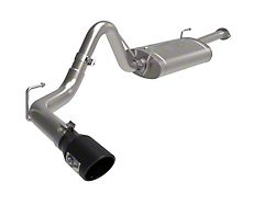 AFE Apollo GT Series 3-Inch Single Exhaust System with Black Tip; Side Exit (16-23 Tacoma)