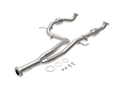 AFE Twisted Steel Catted Y-Pipe (16-17 2WD 3.5L Tacoma)
