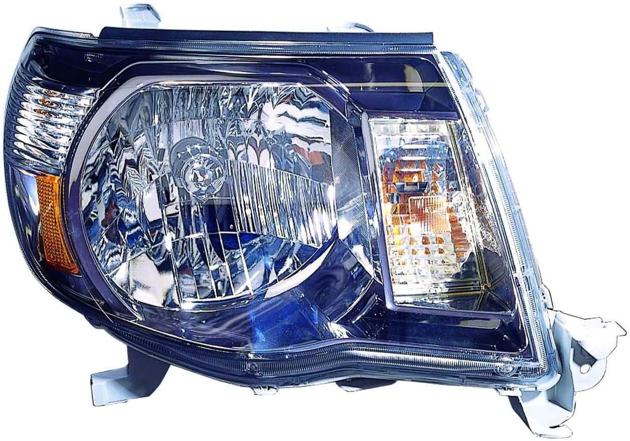 CAPA Replacement Halogen Headlight; Passenger Side (09-11 Tacoma w/ Sport Package)