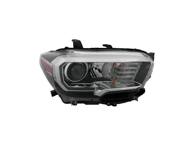 CAPA Replacement Halogen Headlight; Passenger Side (16-23 Tacoma w/ Factory LED DRL)