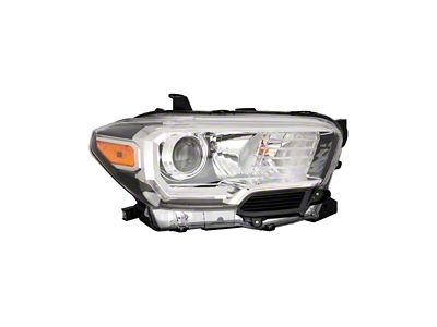 CAPA Replacement Halogen Headlight; Passenger Side (2018 Tacoma w/o Factory LED DRL)