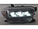 Amber Reflector Type Full LED Headlights; Black Housing; Clear Lens (16-23 Tacoma w/ Factory Halogen Headlights)