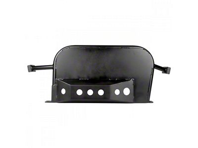 Transfer Case and Exhaust Skid Plate; Black (05-23 Tacoma)