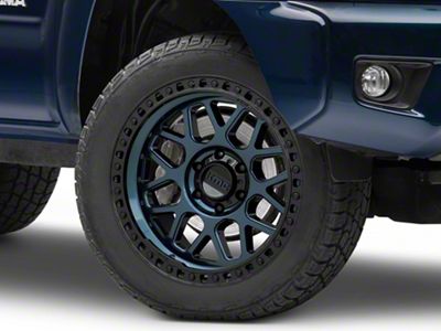 KMC GRS Midnight Blue with Gloss Black Lip 6-Lug Wheel; 20x9; 0mm Offset (05-15 Tacoma)