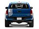 SEC10 Vertical Tailgate Distressed Flag Decal; White (05-23 Tacoma)