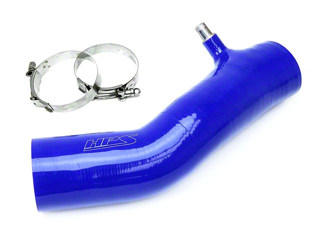 HPS Silicone Post MAF Air Intake Hose Kit; Blue (16-23 3.5L Tacoma w/ TRD Cold Air Intake)