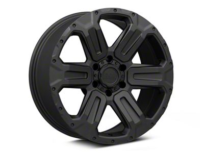 Black Rhino Wanaka Matte Black 6-Lug Wheel; 17x8.5; -18mm Offset (2024 Tacoma)