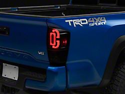 Raxiom XW Series Sequential LED Tail Lights; Black Housing, Smoked Lens (16-23 Tacoma)