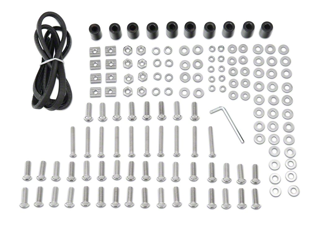 RedRock Replacement Roof Rack Hardware Kit for TT12769 Only (0523 Double Cab) RedRock