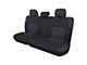 PRP Rear Bench Seat Cover; Black and Gray (12-15 Tacoma Double Cab)