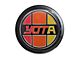 Grillebadgestore Premium Aluminum Grille Badge; Round Yota Mountain Hex Tri-Color (Universal; Some Adaptation May Be Required)
