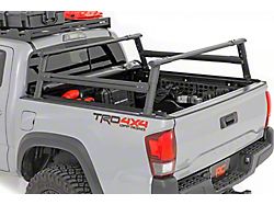 Rough Country Bed Rack; Matte Black (05-23 Tacoma)