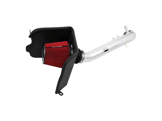 Spectre Performance Cold Air Intake with Red Filter; Polished (05-23 2.7L Tacoma)
