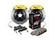 StopTech ST-40 Performance Sport Slotted 2-Piece Front Big Brake Kit with 355x32mm Rotors; Yellow Calipers (05-23 6-Lug Tacoma)