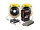 StopTech ST-40 Performance Sport Slotted Coated 2-Piece Front Big Brake Kit with 355x32mm Rotors; Yellow Calipers (05-23 6-Lug Tacoma)