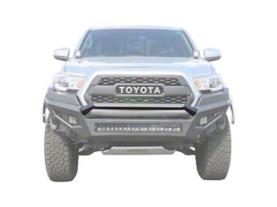HD Front Bumper Hoop Only; Black (16-23 Tacoma, Excluding TRD)
