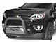 Optimus Bull Bar with Stainless Steel Skid Plate and 18-Inch LED Light Bar; Black (05-15 Tacoma)