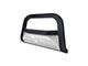 Optimus Round Bull Bar with Stainless Steel Skid Plate; Black (16-23 Tacoma, Excluding TRD)