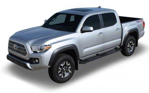 Raptor Series Tacoma 6-Inch OEM Style Slide Track Running Boards; Black ...