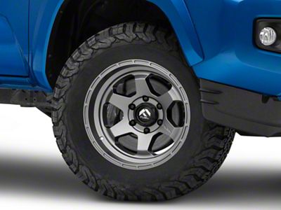 Fuel Wheels Shok Matte Gunmetal 6-Lug Wheel; 17x9; 20mm Offset (16-23 Tacoma)