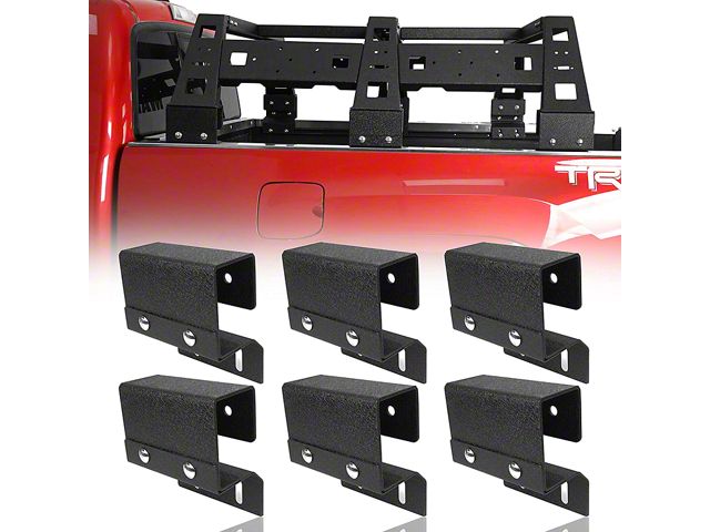 Overland Bed Rack Tonneau Cover Adapters (05-23 Tacoma)