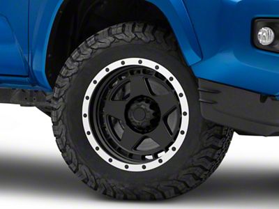 Rovos Wheels Nyiri Satin Black 6-Lug Wheel; 17x8.5; -10mm Offset (16-23 Tacoma)
