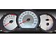 US Speedo Daytona Edition Gauge Face; KMH; Silver (05-08 Tacoma w/ Automatic Transmission)