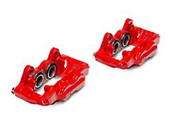 RedRock C&L Series Performance Front Brake Calipers; Red (05-23 6-Lug Tacoma)
