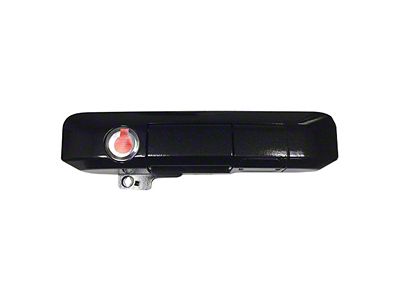 Manual Tailgate Lock Handle with Bolt Codeable Lock; Black Sand Pearl (05-15 Tacoma)