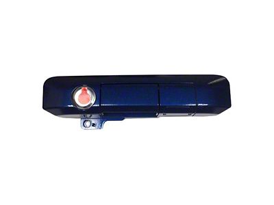 Manual Tailgate Lock Handle with Bolt Codeable Lock; Blue Ribbon (05-15 Tacoma)