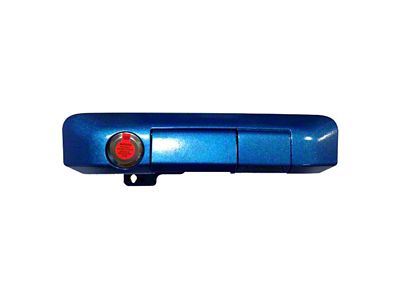 Manual Tailgate Lock Handle with Bolt Codeable Lock; Speedway Blue (05-15 Tacoma)