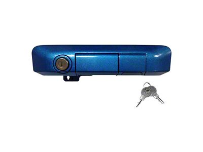 Manual Tailgate Lock Handle with Standard Lock; Speedway Blue (05-15 Tacoma)