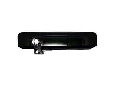 Manual Tailgate Lock Handle with Standard Lock; Spruce Mica (05-15 Tacoma)