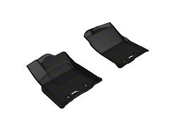3D MAXpider KAGU Series All-Weather Custom Fit Front Floor Liners; Black (18-23 Tacoma)