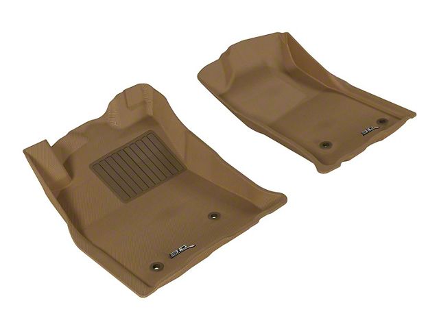 3D MAXpider KAGU Series All-Weather Custom Fit Front Floor Liners; Tan (05-11 Tacoma)